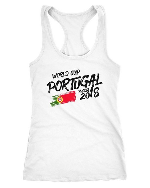 MoonWorks Tanktop Damen Tanktop Portugal Fußball WM Weltmeisterschaft 2018 günstig online kaufen