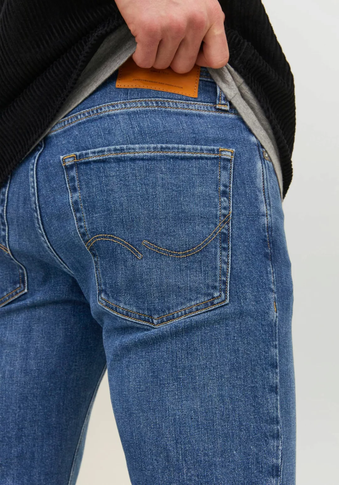 Jack & Jones Herren Jeans JJICLARK JJORIGINAL AM 379 - Regular Fit - Blau - günstig online kaufen