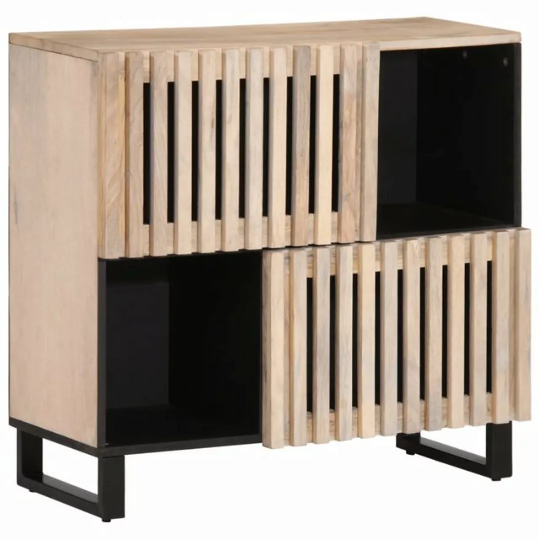 vidaXL Fächerschrank Sideboard 80x34x75 cm Massivholz Mango (1-St) günstig online kaufen