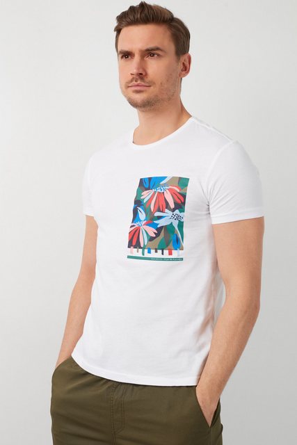 Buratti Print-Shirt Buratti 100% Cotton Crew Neck Print T Shirt MEN'S T SHI günstig online kaufen