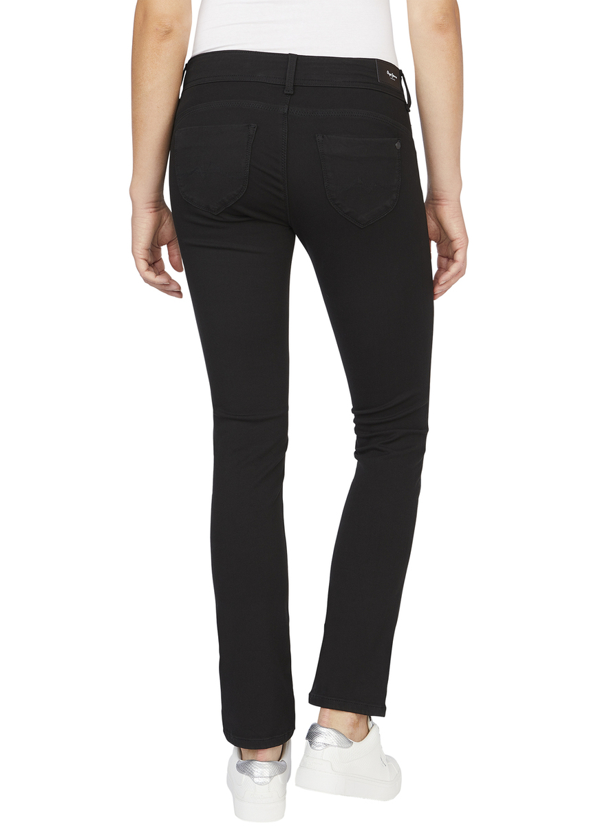 Pepe Jeans Damen Jeans New Brooke - Slim Fit - Schwarz - Stay Black günstig online kaufen