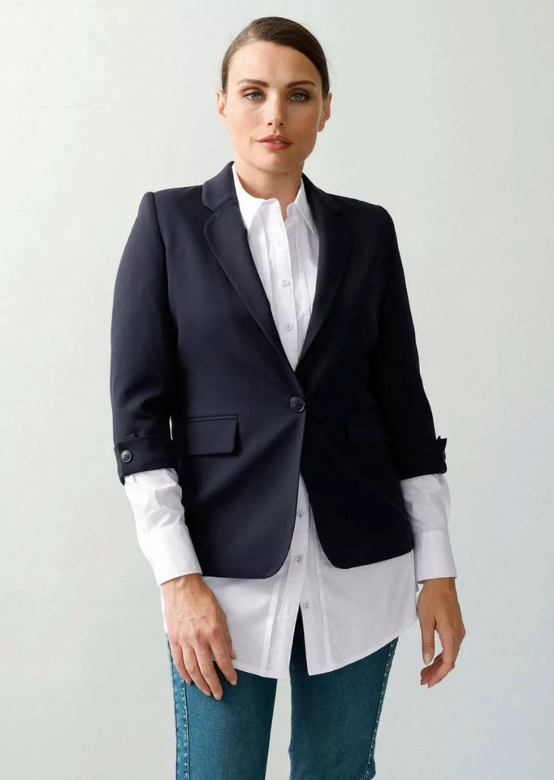 Alba Moda Longblazer Blazer mit 3/4 Arm günstig online kaufen