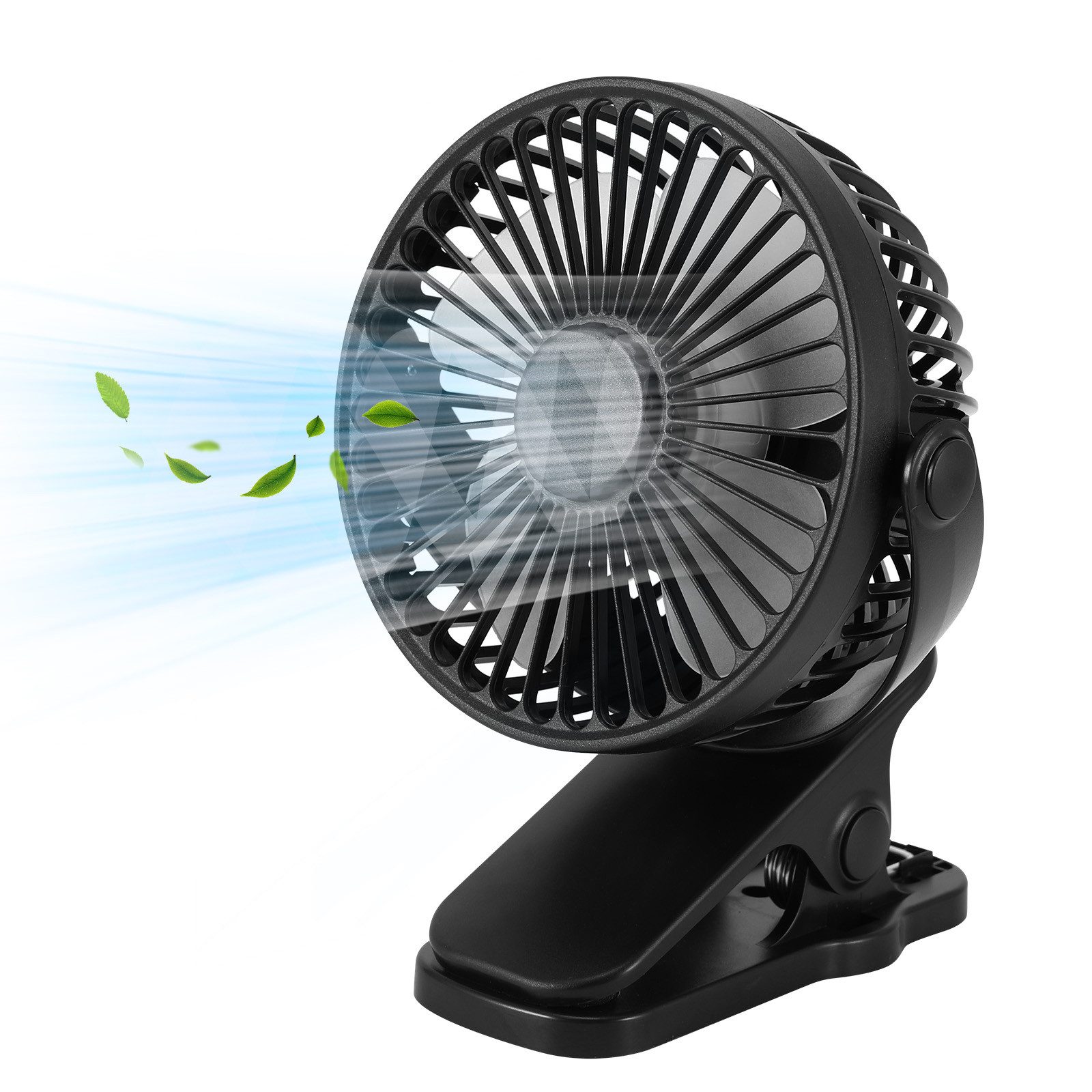 BlingBin Mini USB-Ventilator Tischventilator mit Clip, günstig online kaufen