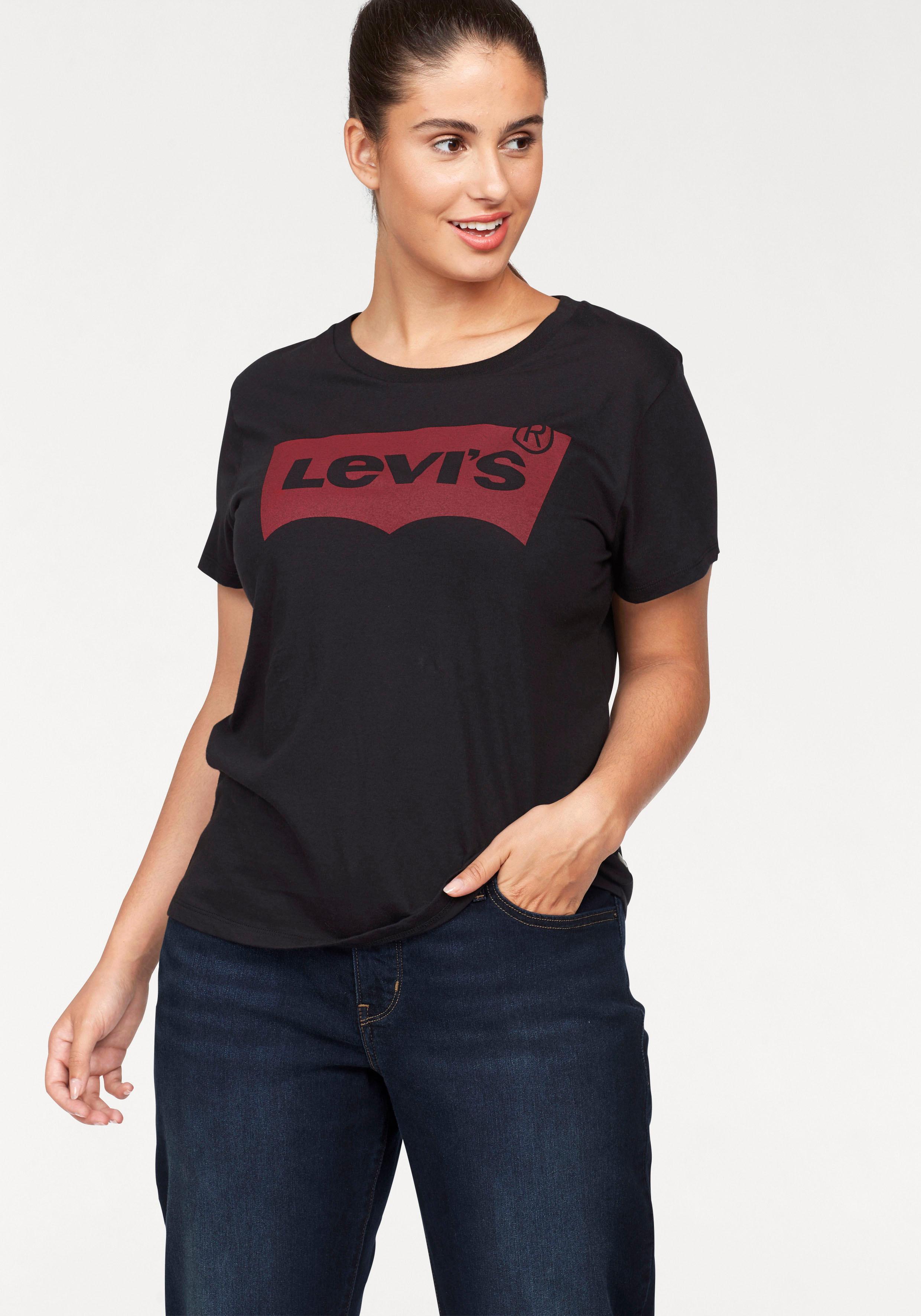 Levis Plus T-Shirt "Perfect Tee", mit Batwing-Logo günstig online kaufen