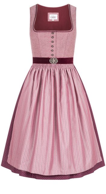 Nübler Dirndl Midi Dirndl Lohe in Beere von Nübler günstig online kaufen