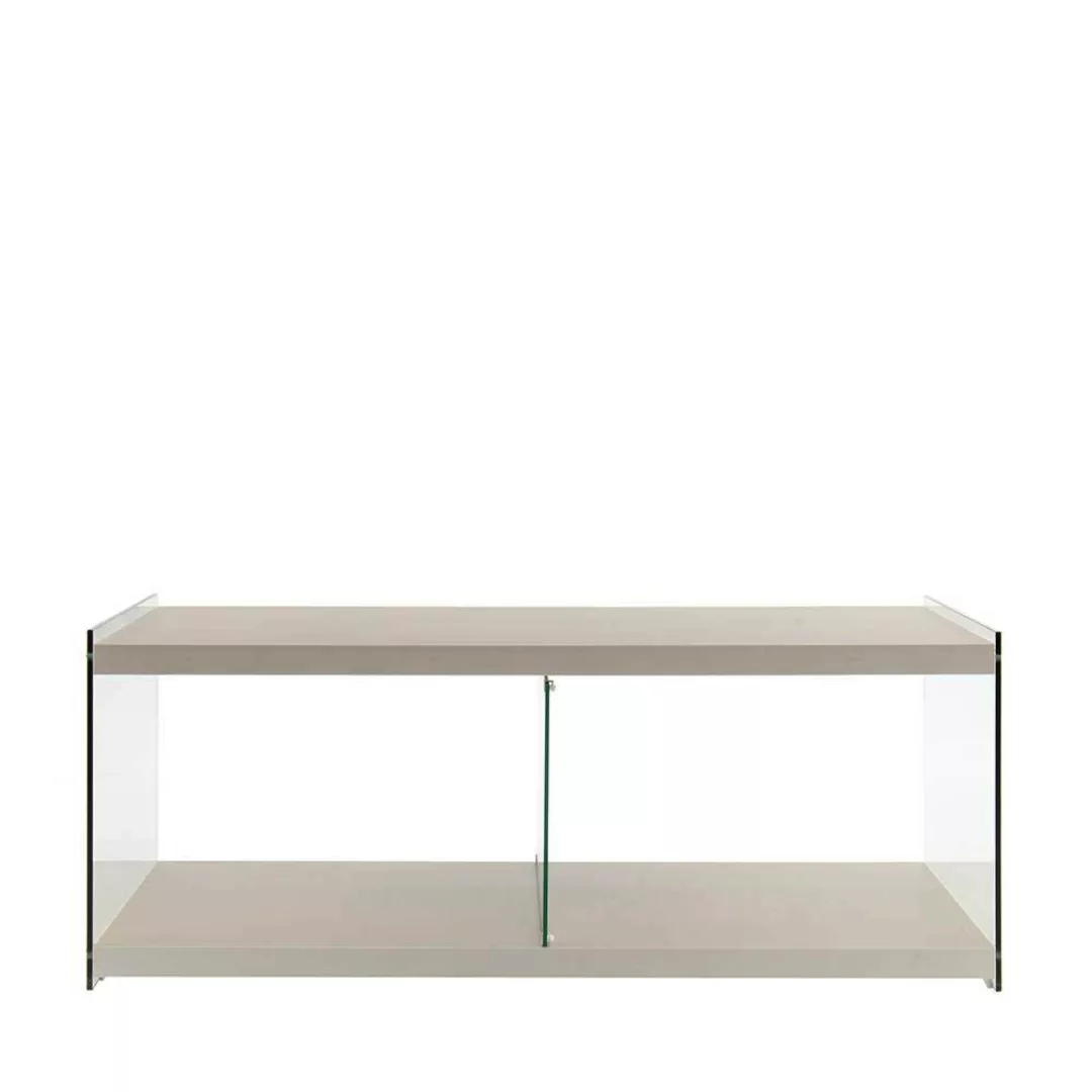 TV Sideboard in Silberfarben 120 cm breit günstig online kaufen