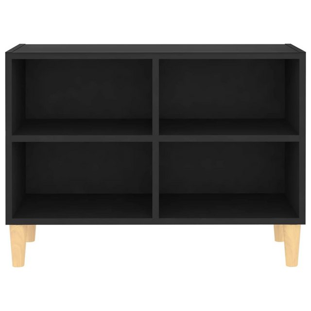 Vellora TV-Schrank TV-Schrank mit Massivholz-Beinen Schwarz 69,5x30x50 cm ( günstig online kaufen