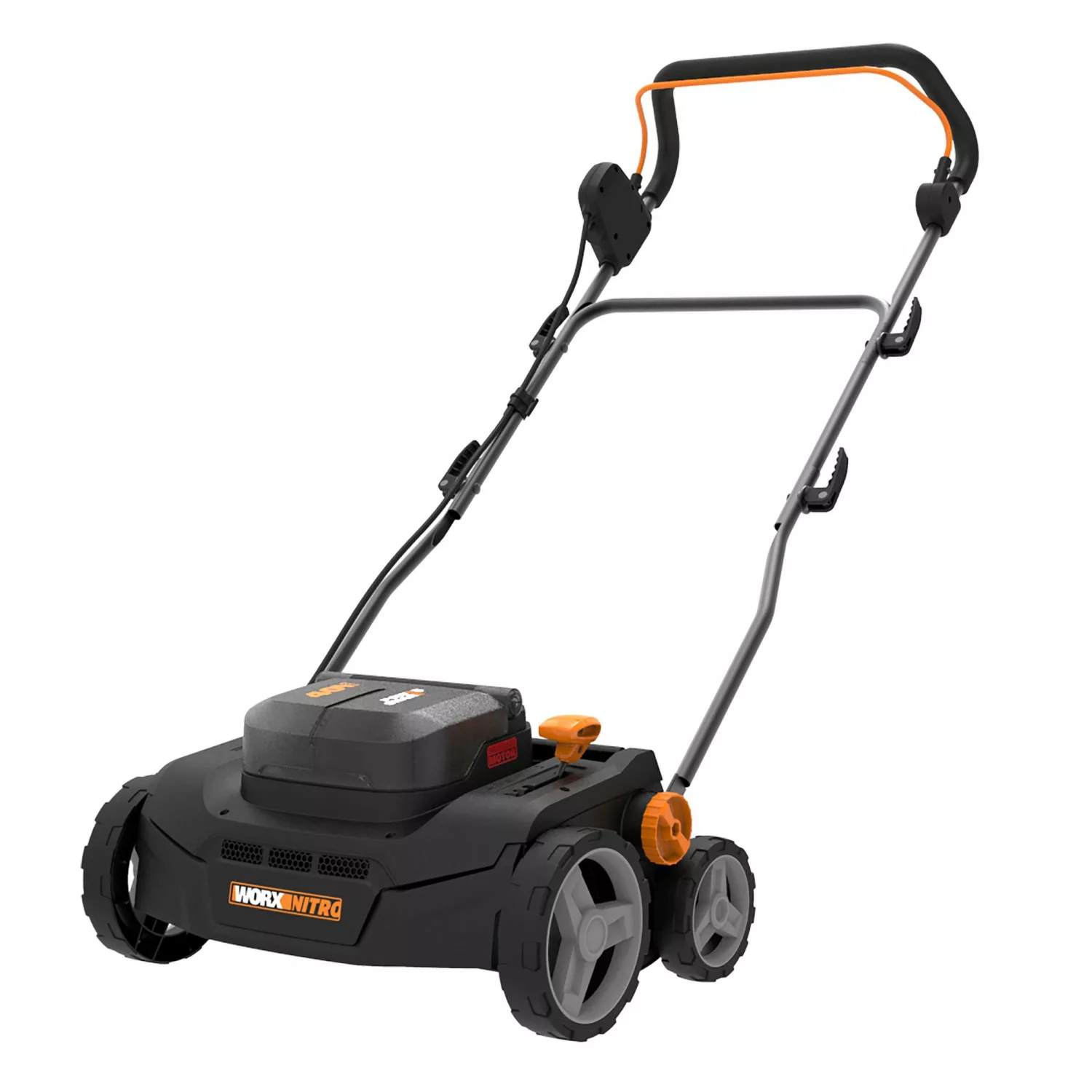 Worx Akku-Vertikutierer / Lüfter "Nitro WG855E.9", bis zu 400 m², 4 Stufen günstig online kaufen