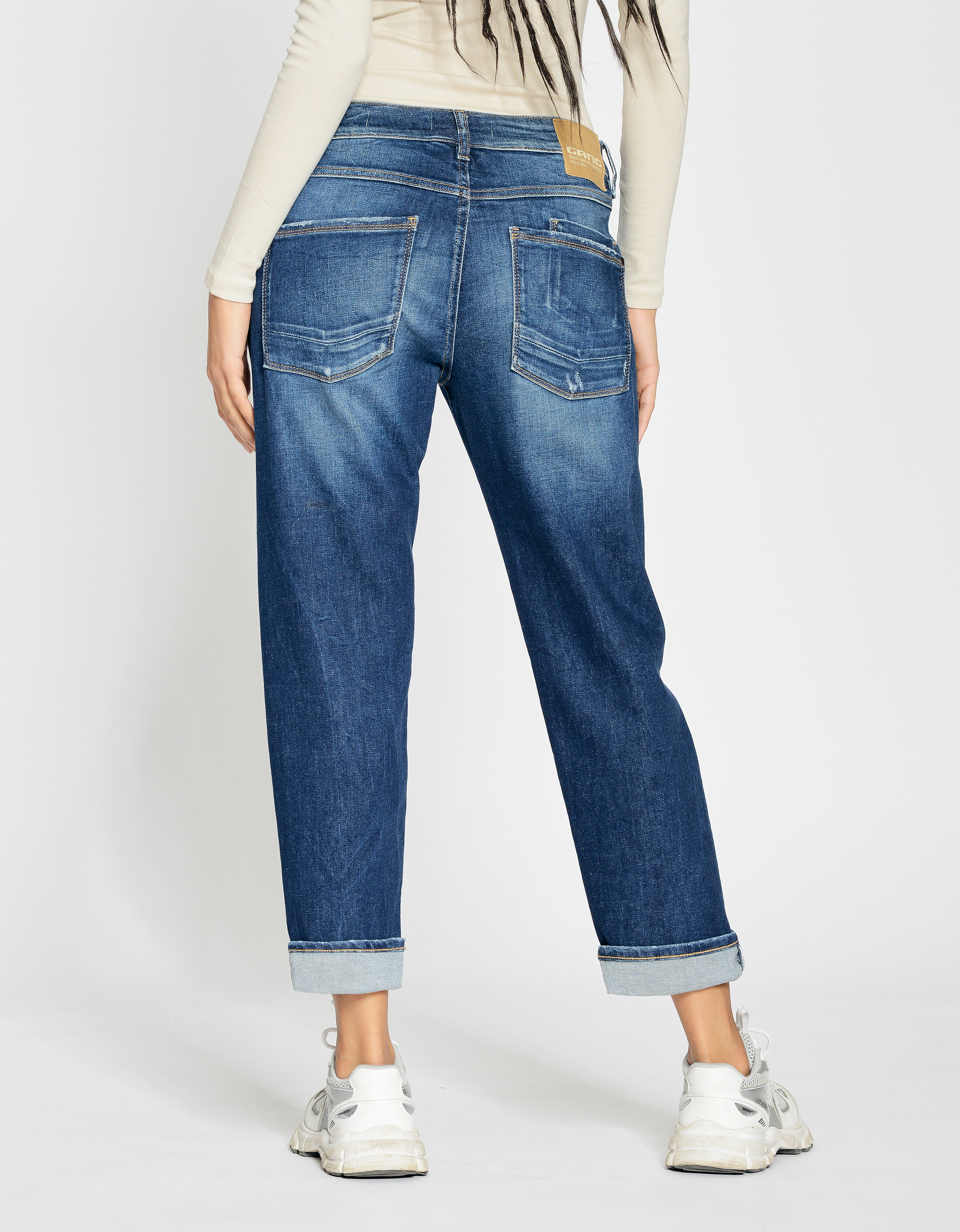 GANG Boyfriend-Jeans "94NADIA", 5-Pocket Style mit Reißverschluss und Knopf günstig online kaufen