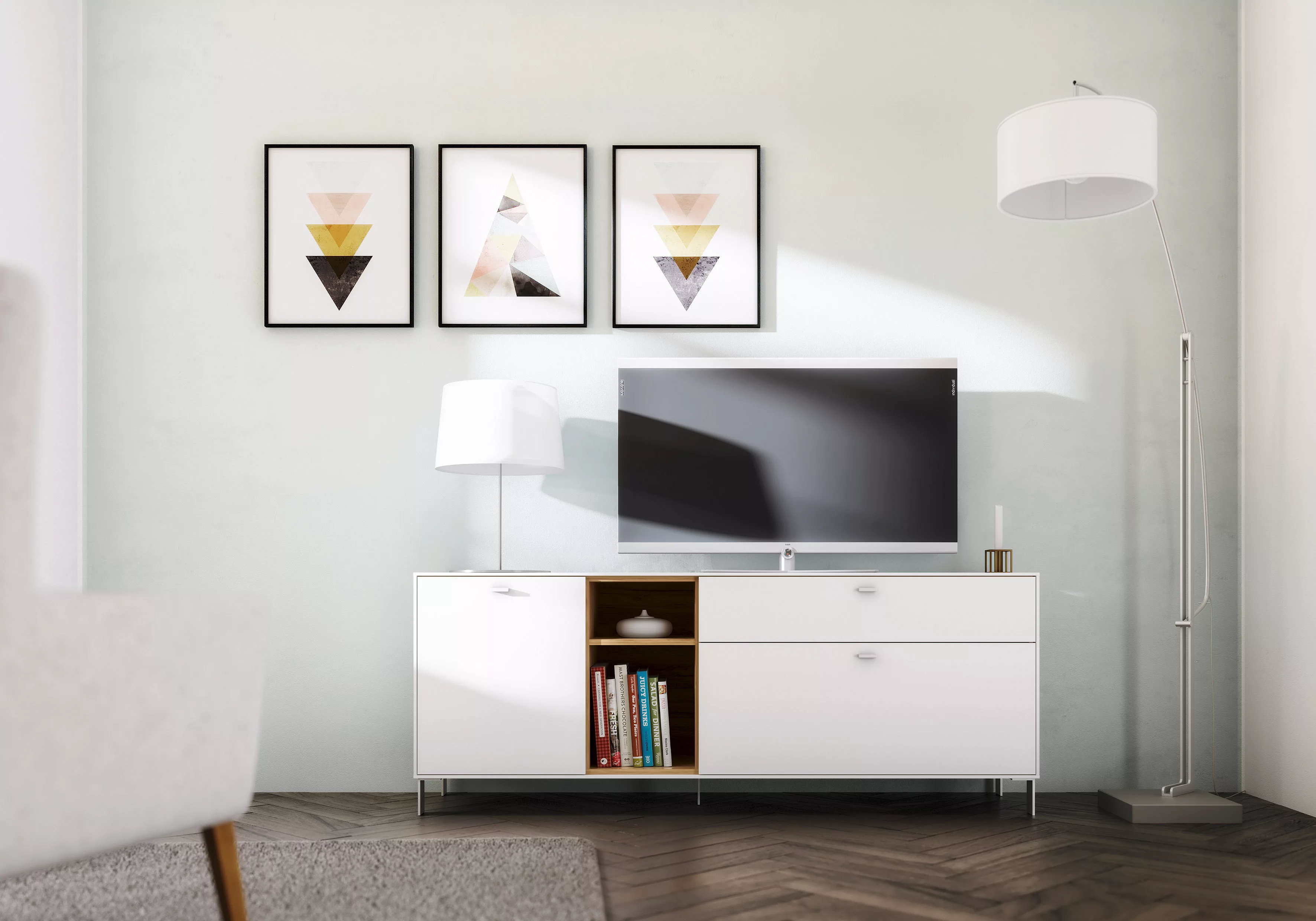GERMANIA Lowboard "Design2", Breite 167 cm günstig online kaufen