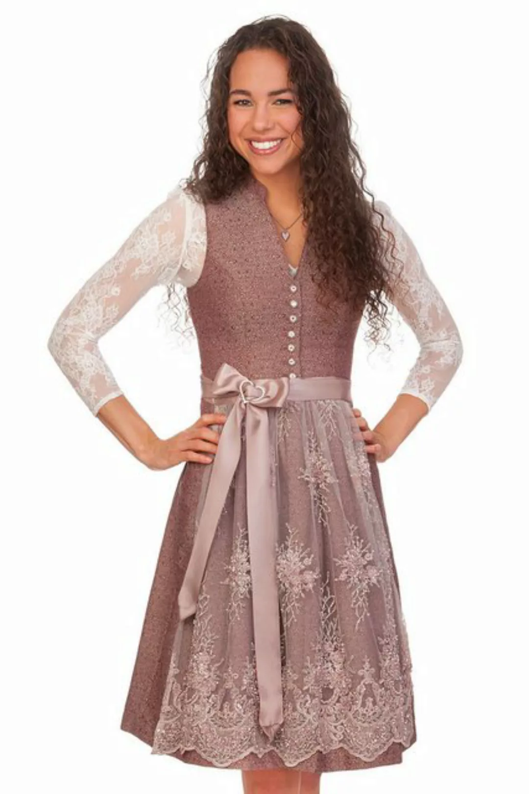 MarJo Dirndl Midi Dirndl 2tlg. - GALINDA - mauve günstig online kaufen