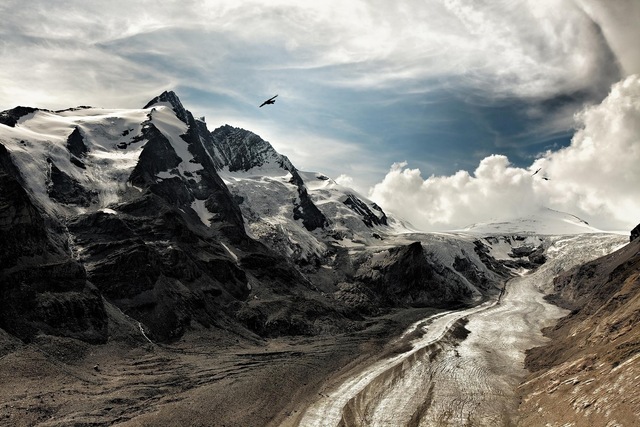 queence Leinwandbild "Berge", Berge & Alpenbilder-Berghütte-Natur-Himmel-Hi günstig online kaufen