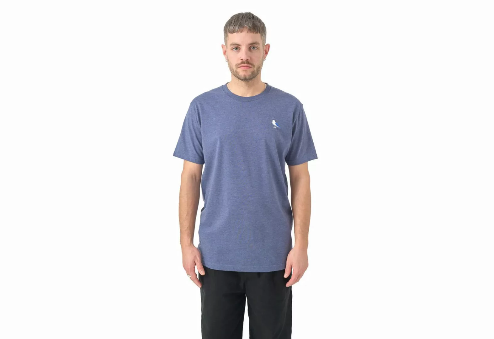 Cleptomanicx T-Shirt Embro Gull - heather estate blue günstig online kaufen