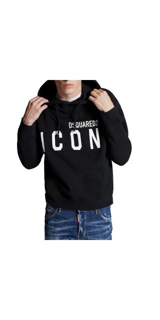 Dsquared2 Rundhalspullover Dsquared2 ICON Pullover Schwarz Herren günstig online kaufen