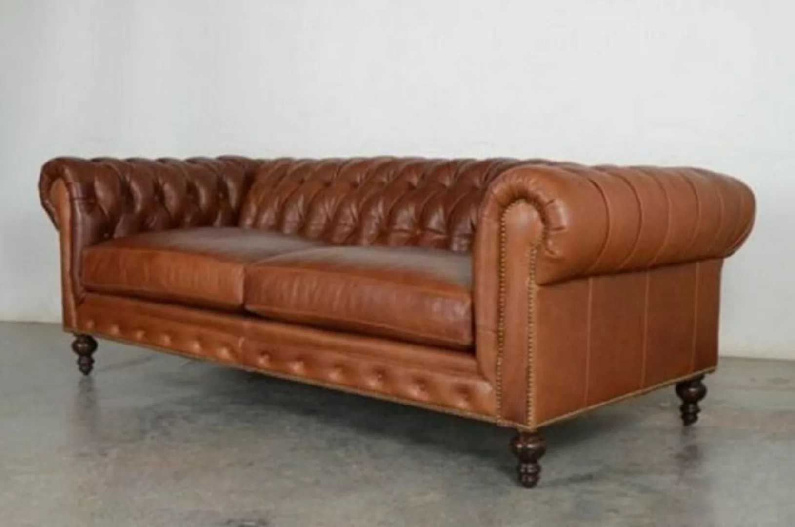 JVmoebel Chesterfield-Sofa, Chesterfield Couch Polster Sofas Klassischer Le günstig online kaufen