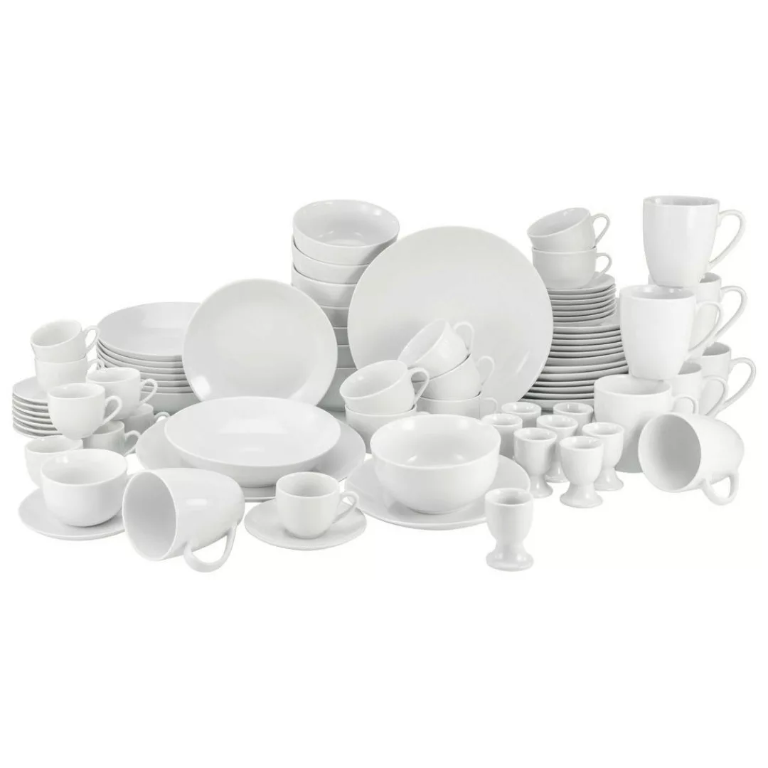 CreaTable Kombiservice »Geschirr-Set Luna«, (Set, 80 tlg., Kaffeeservice un günstig online kaufen