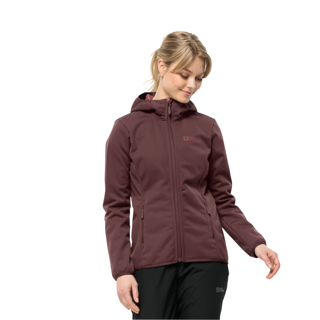 Jack Wolfskin Softshelljacke "WINDHAIN HOODY W", mit Kapuze, schnell trockn günstig online kaufen