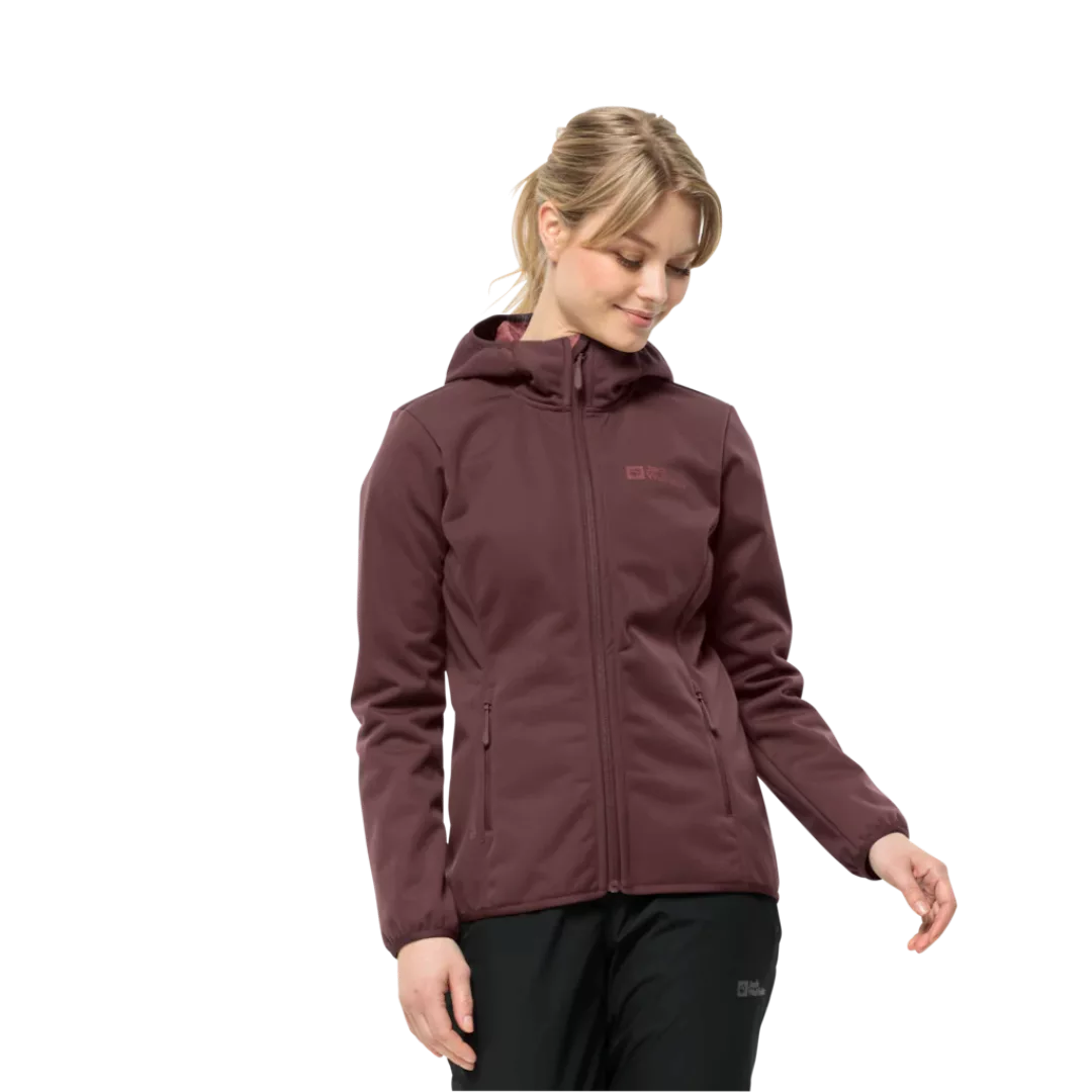 Jack Wolfskin Softshelljacke "WINDHAIN HOODY W", mit Kapuze, schnell trockn günstig online kaufen