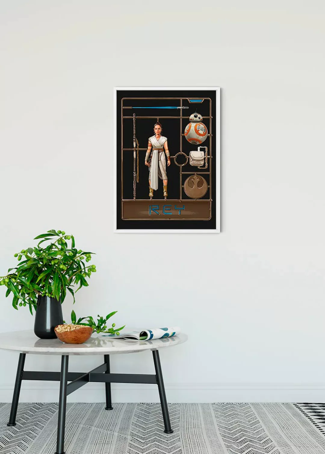 Disney Poster Star Wars Rey Braun 30 x 40 cm 611689 günstig online kaufen