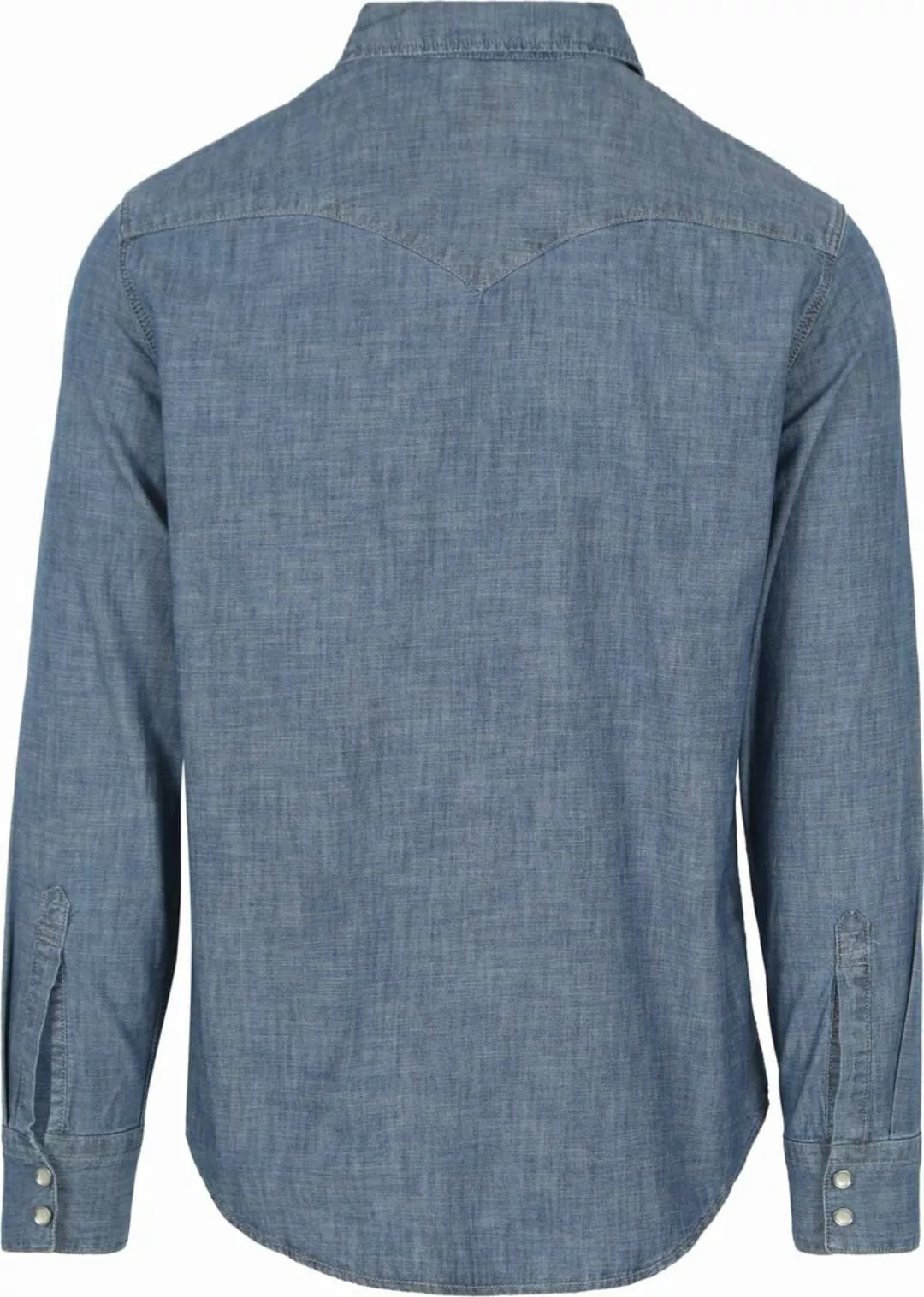 Levi's Barstow Western Hemd Mid Blau - Größe XL günstig online kaufen