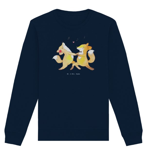 Mr. & Mrs. Panda Longpullover Größe XL Füchse Salsa tanzen - French Navy - günstig online kaufen