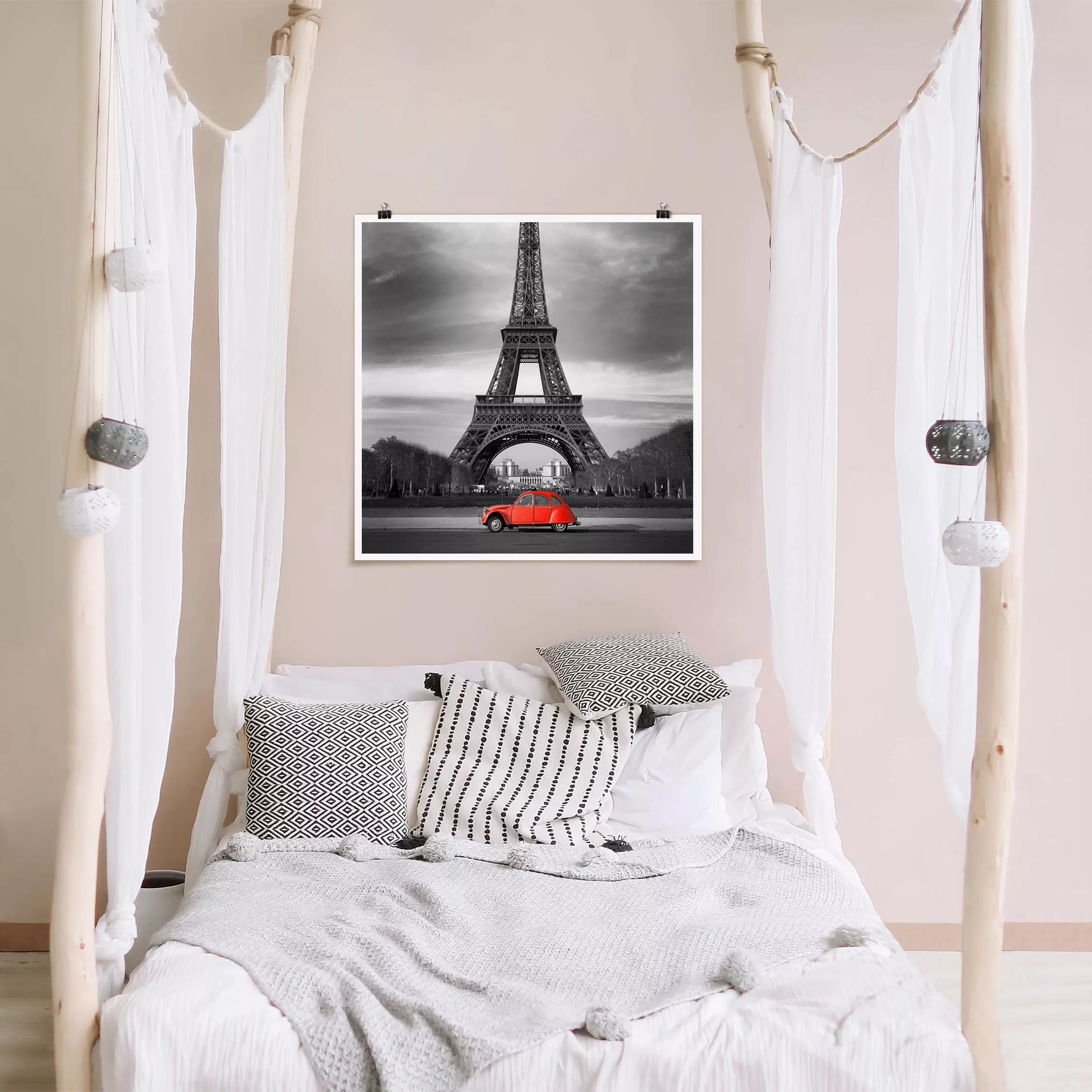 Poster Architektur & Skyline - Quadrat Spot on Paris günstig online kaufen