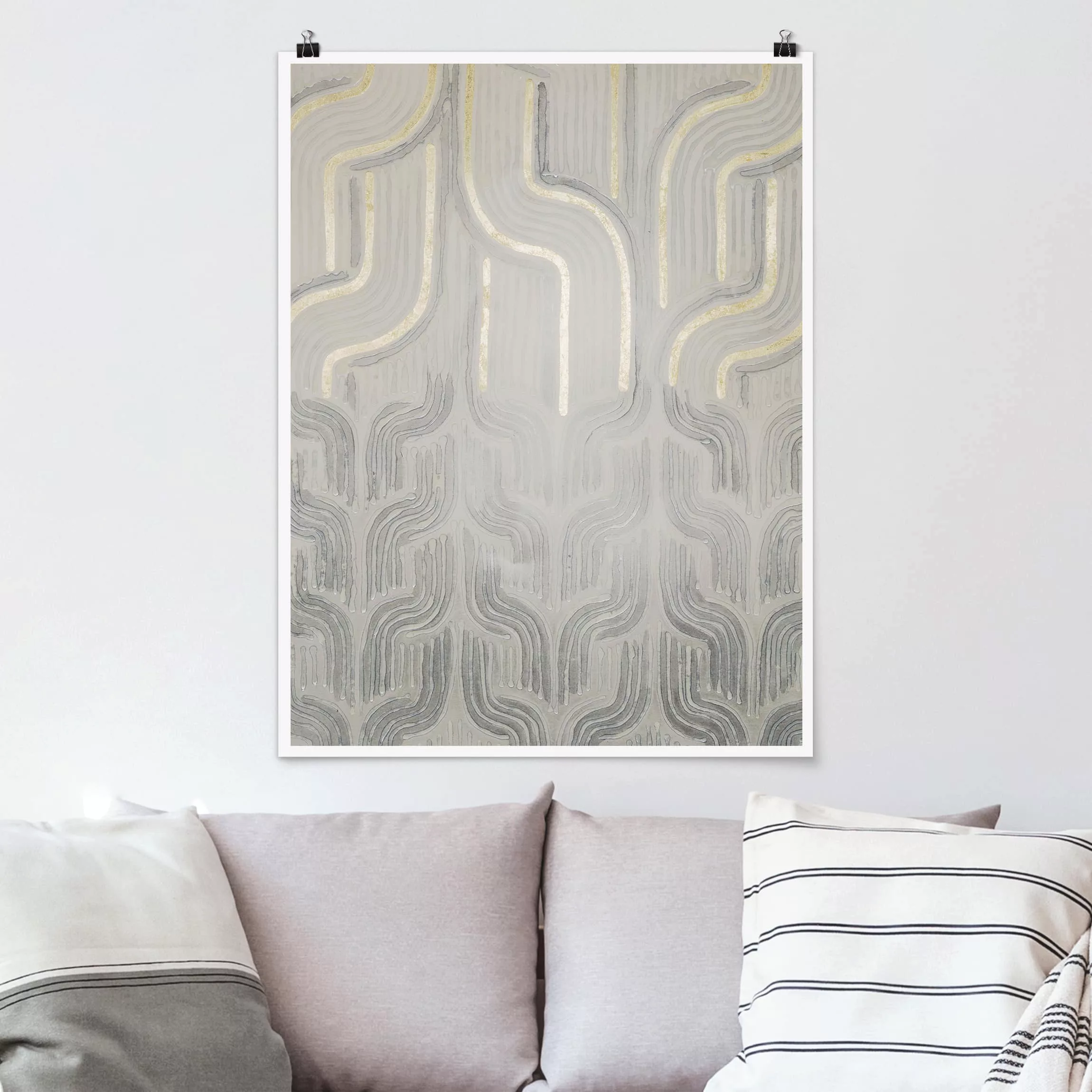 Poster Muster & Texturen - Hochformat Chenille II günstig online kaufen