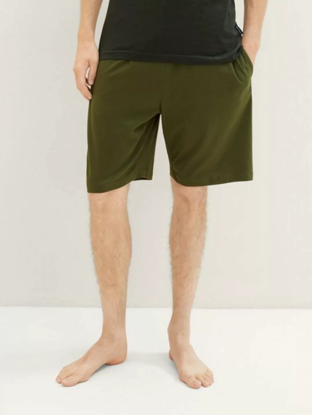 TOM TAILOR Pyjamashorts Pyjama-Shorts aus Jersey-Material günstig online kaufen