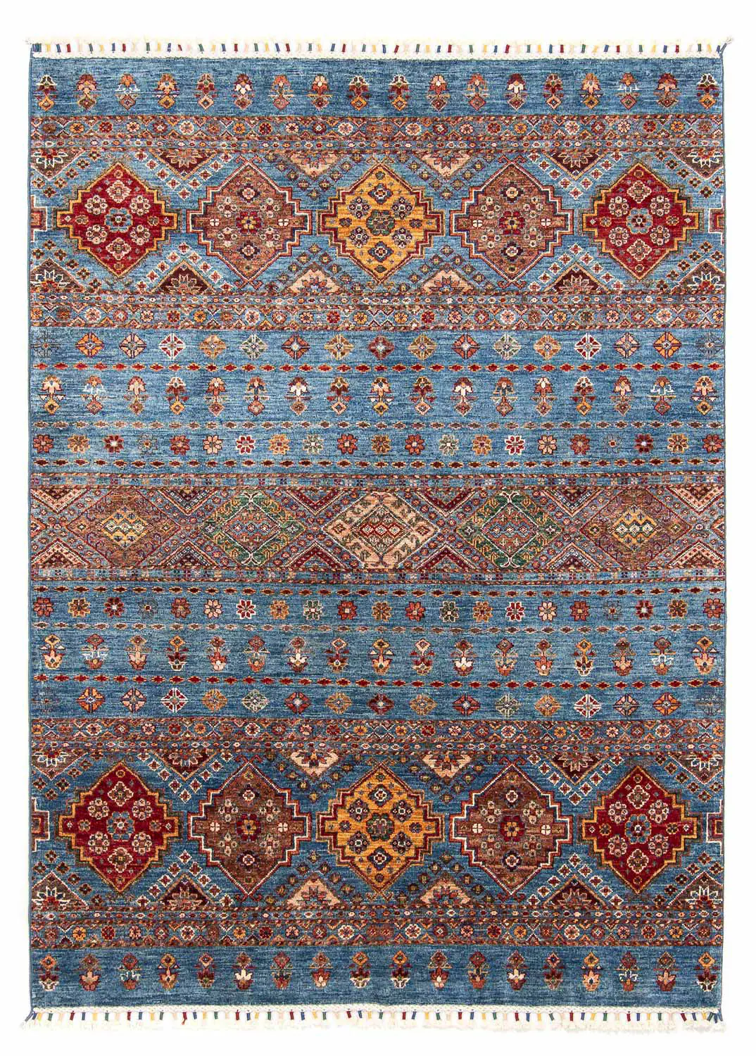 morgenland Orientteppich »Ziegler - 207 x 157 cm - blau«, rechteckig, Wohnz günstig online kaufen