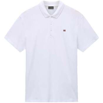 Napapijri  T-Shirts & Poloshirts Ealis Polo Shirt Bright White günstig online kaufen