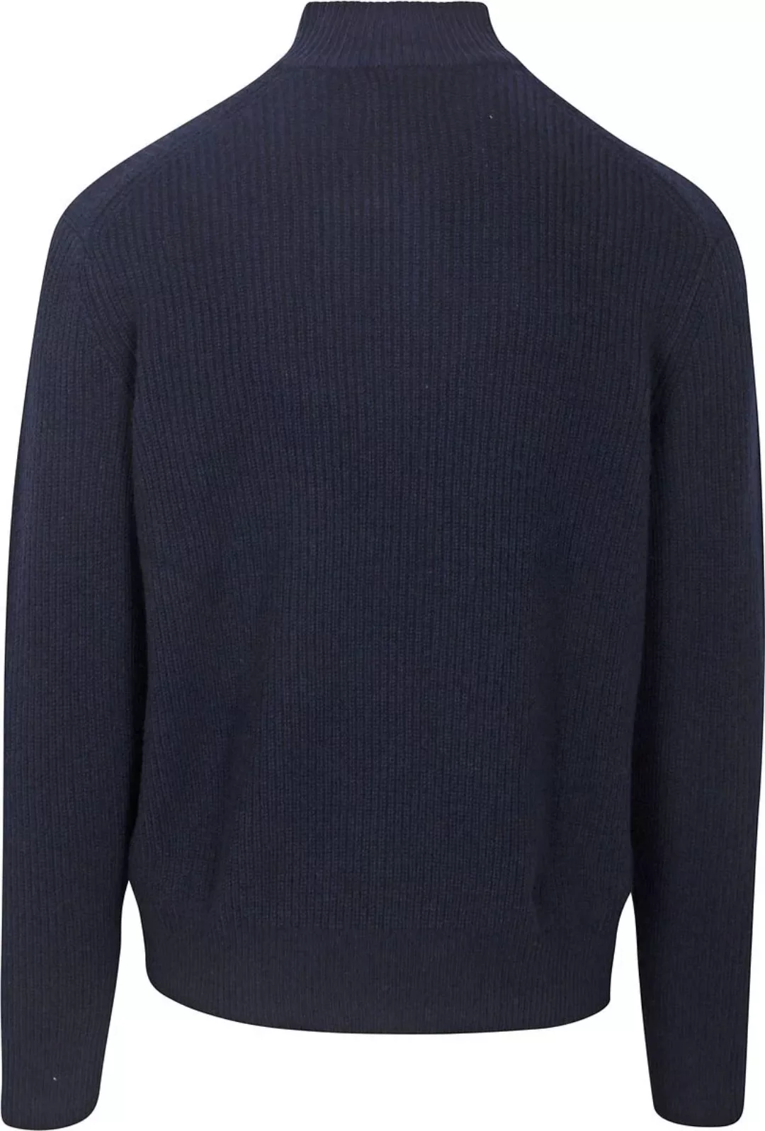 Steppin' Out Half Zip Pullover Lammwolle Navy - Größe L günstig online kaufen