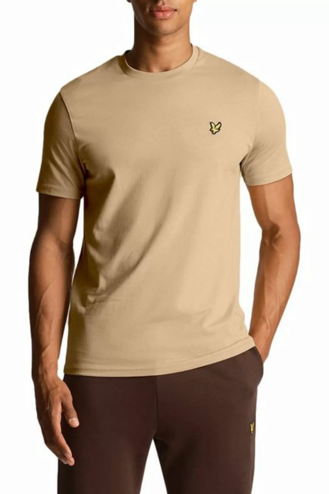 Lyle & Scott T-Shirt Aus 100% Baumwolle Gerader Schnitt günstig online kaufen