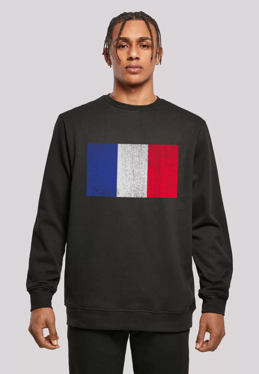 F4NT4STIC Kapuzenpullover "France Frankreich Flagge distressed", Print günstig online kaufen