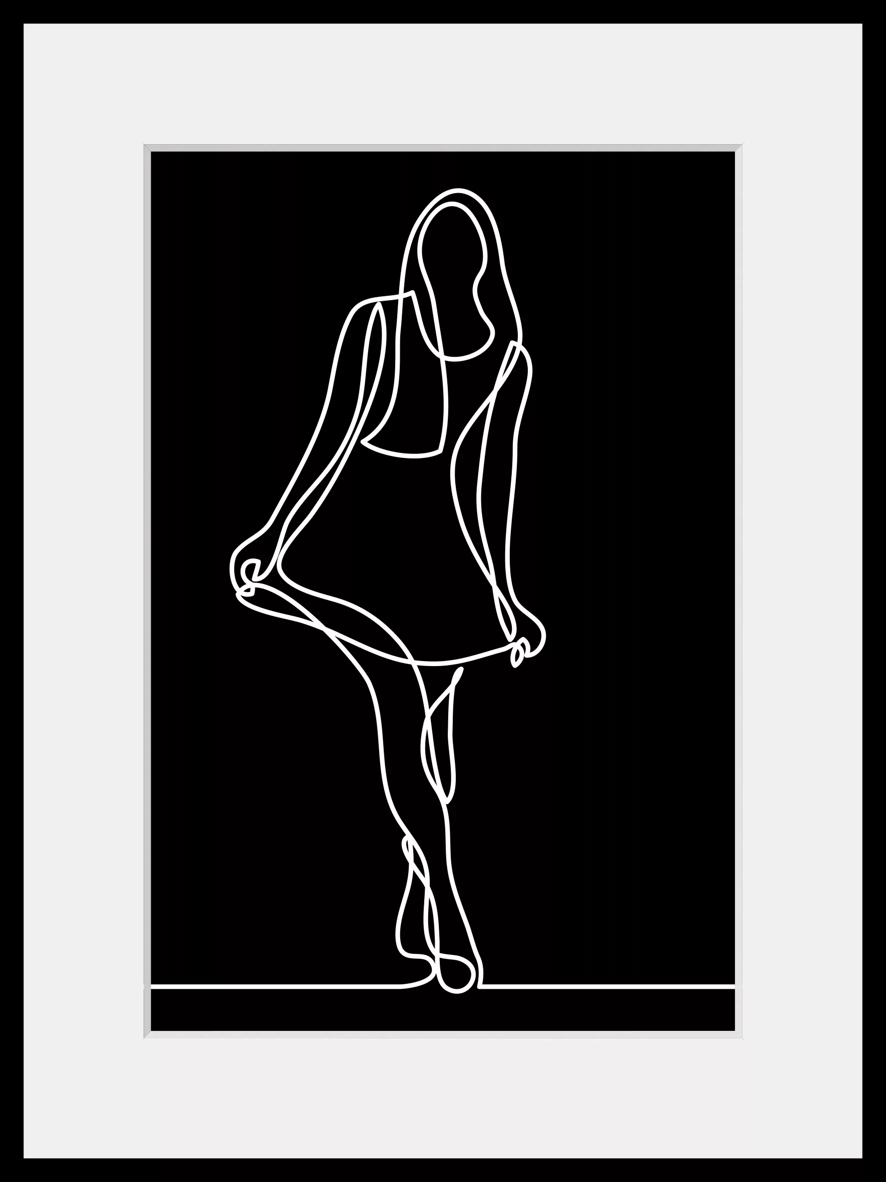 queence Bild "Jolina", Frau, (1 St.), Poster, gerahmt, minimalistisch günstig online kaufen