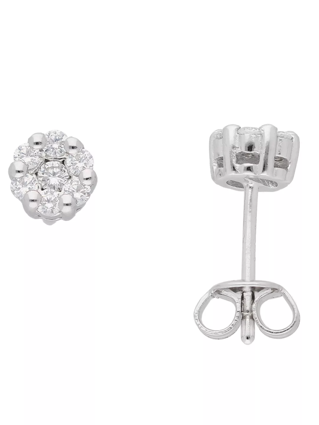 Adelia´s Paar Ohrhänger "925 Silber Ohrringe Ohrstecker Ø 5,5 mm", mit Zirk günstig online kaufen