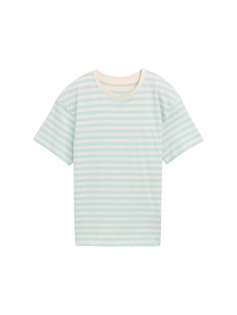 TOM TAILOR T-Shirt Oversize T-Shirt mit Streifenmuster günstig online kaufen