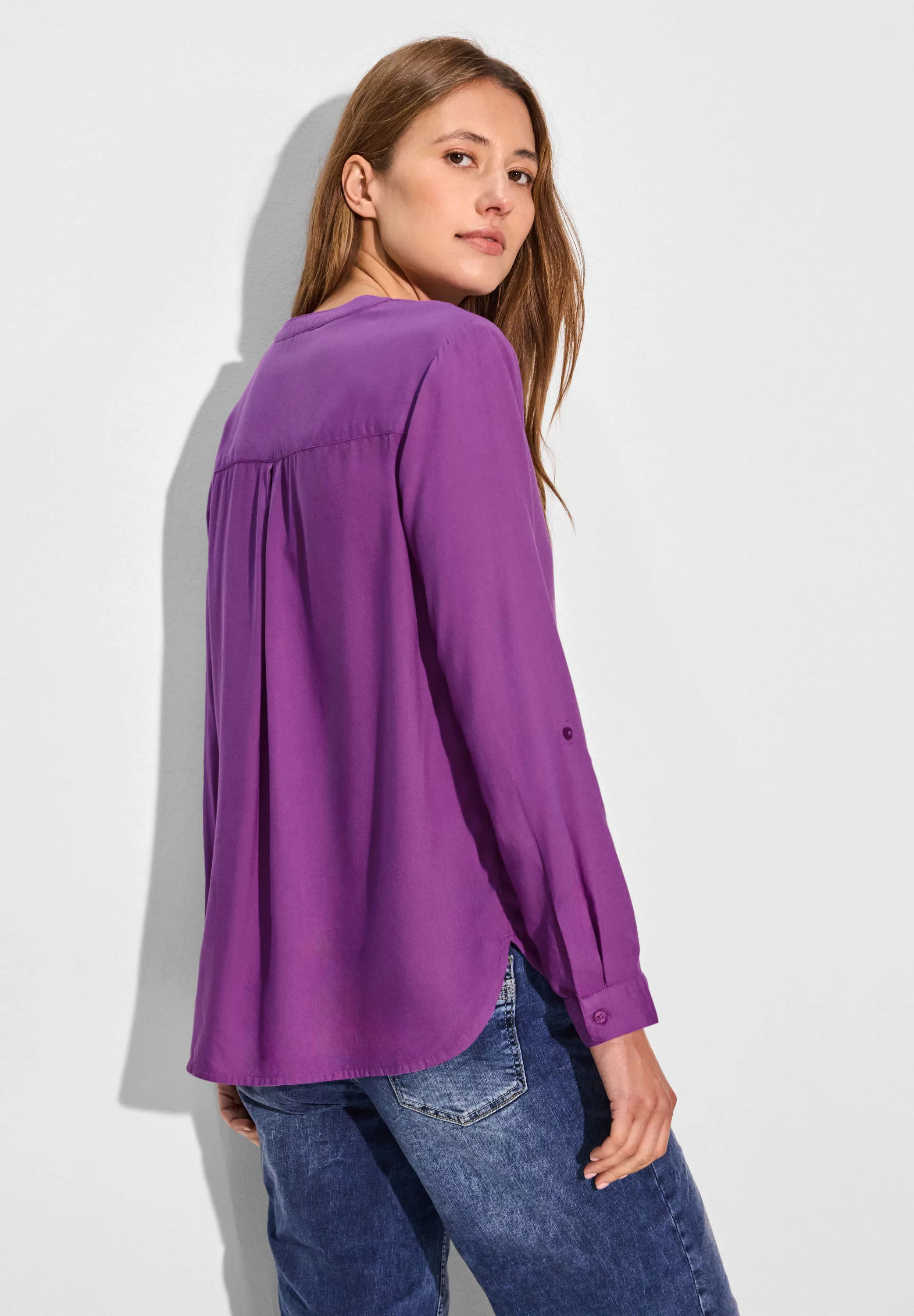 Cecil Shirtbluse - Damen Bluse mit Turn-Up - Bluse günstig online kaufen