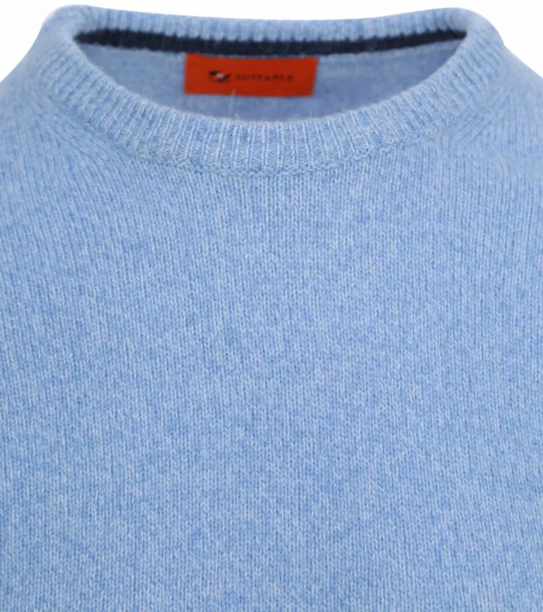 Suitable Lammwolle Pullover Rundhals Hellblau - Größe XL günstig online kaufen