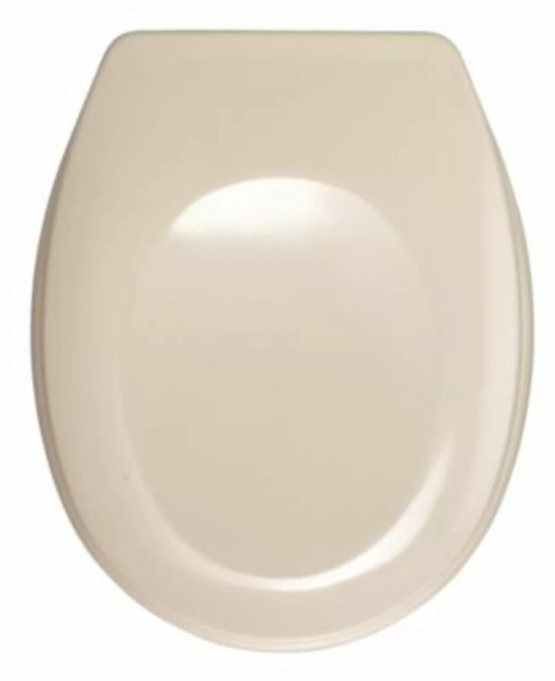 WENKO WC-Sitz Bergamo Beige beige/silber günstig online kaufen