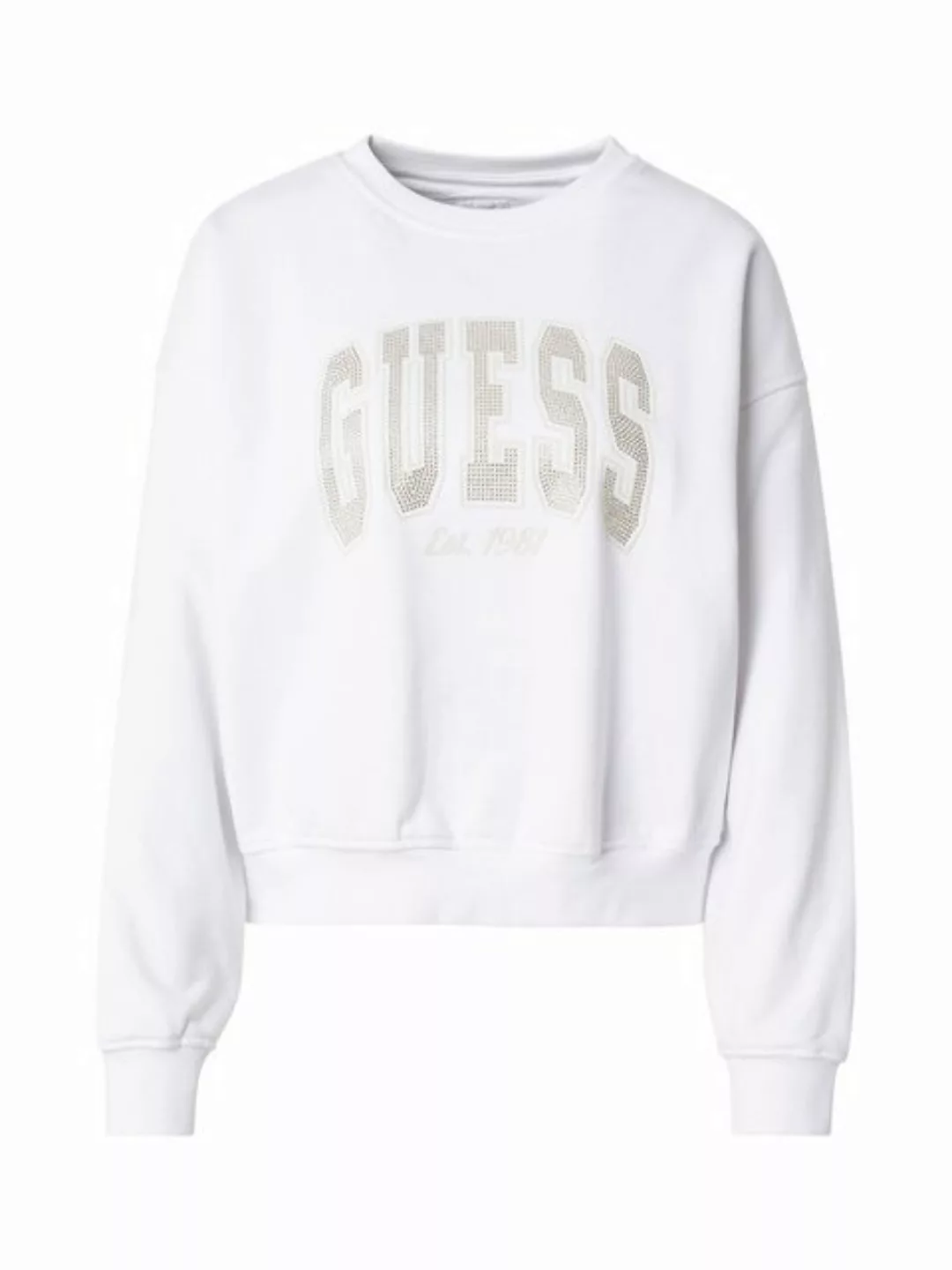 Guess Sweatshirt (1-tlg) Ziersteine günstig online kaufen