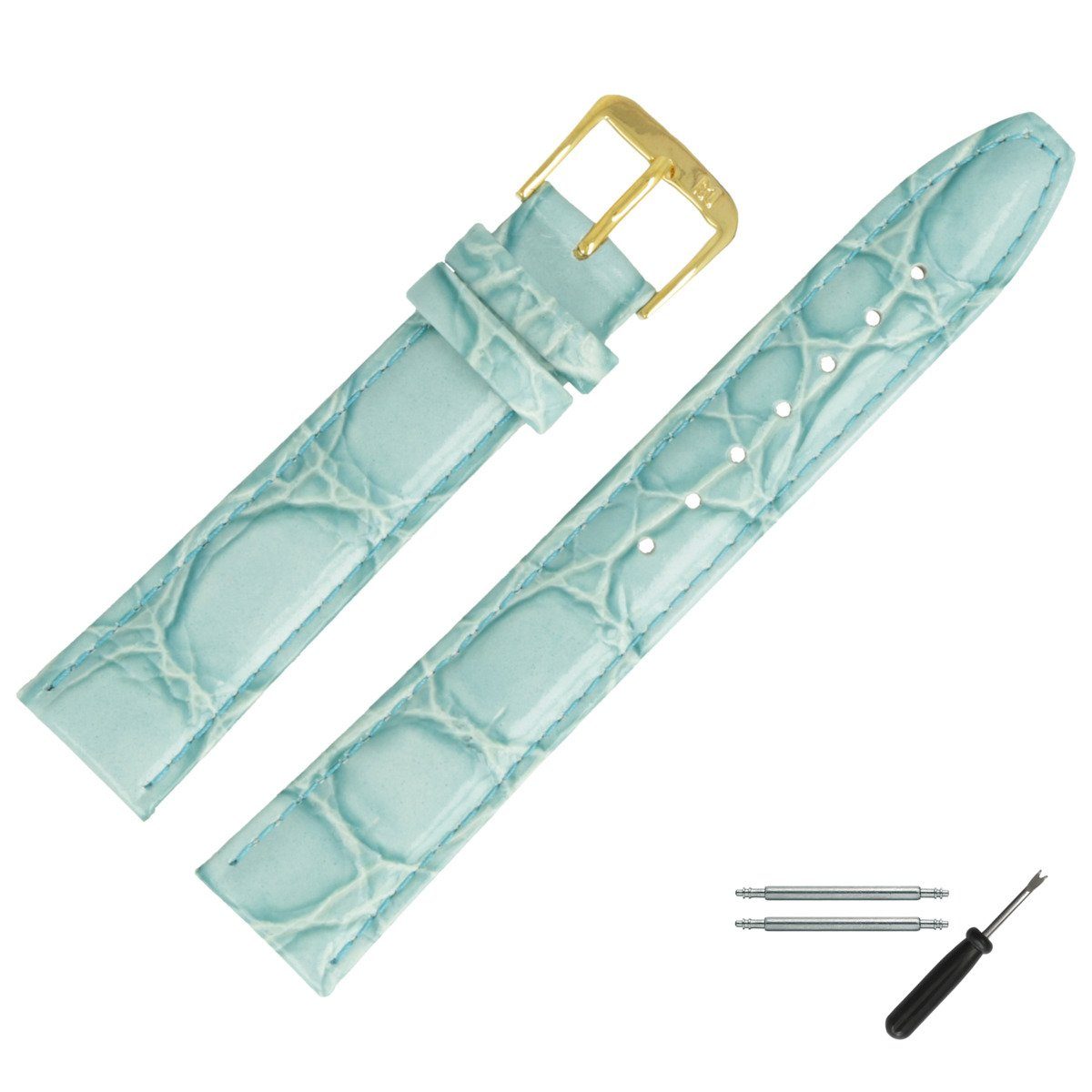 MARBURGER Uhrenarmband 16mm Leder Kroko (Caiman) günstig online kaufen