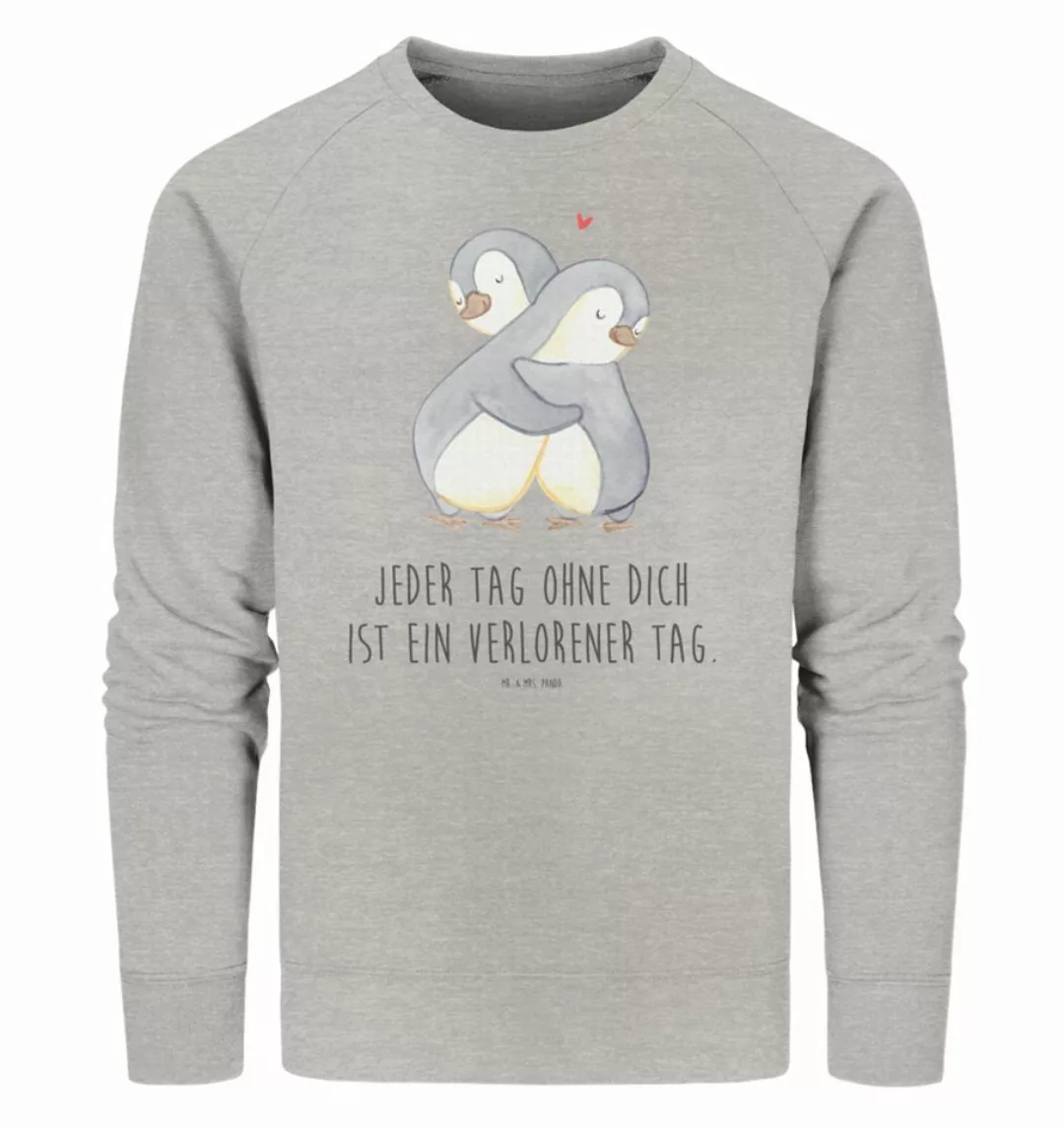 Mr. & Mrs. Panda Longpullover Größe S Pinguine Kuscheln - Heather Grey - Ge günstig online kaufen