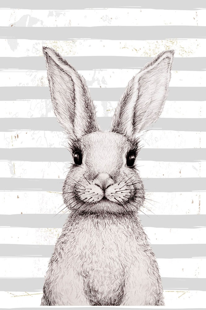 queence Metallbild "Bunny III", Hase-Hase-Hasen, (1 St.), Stahlschild, Blec günstig online kaufen