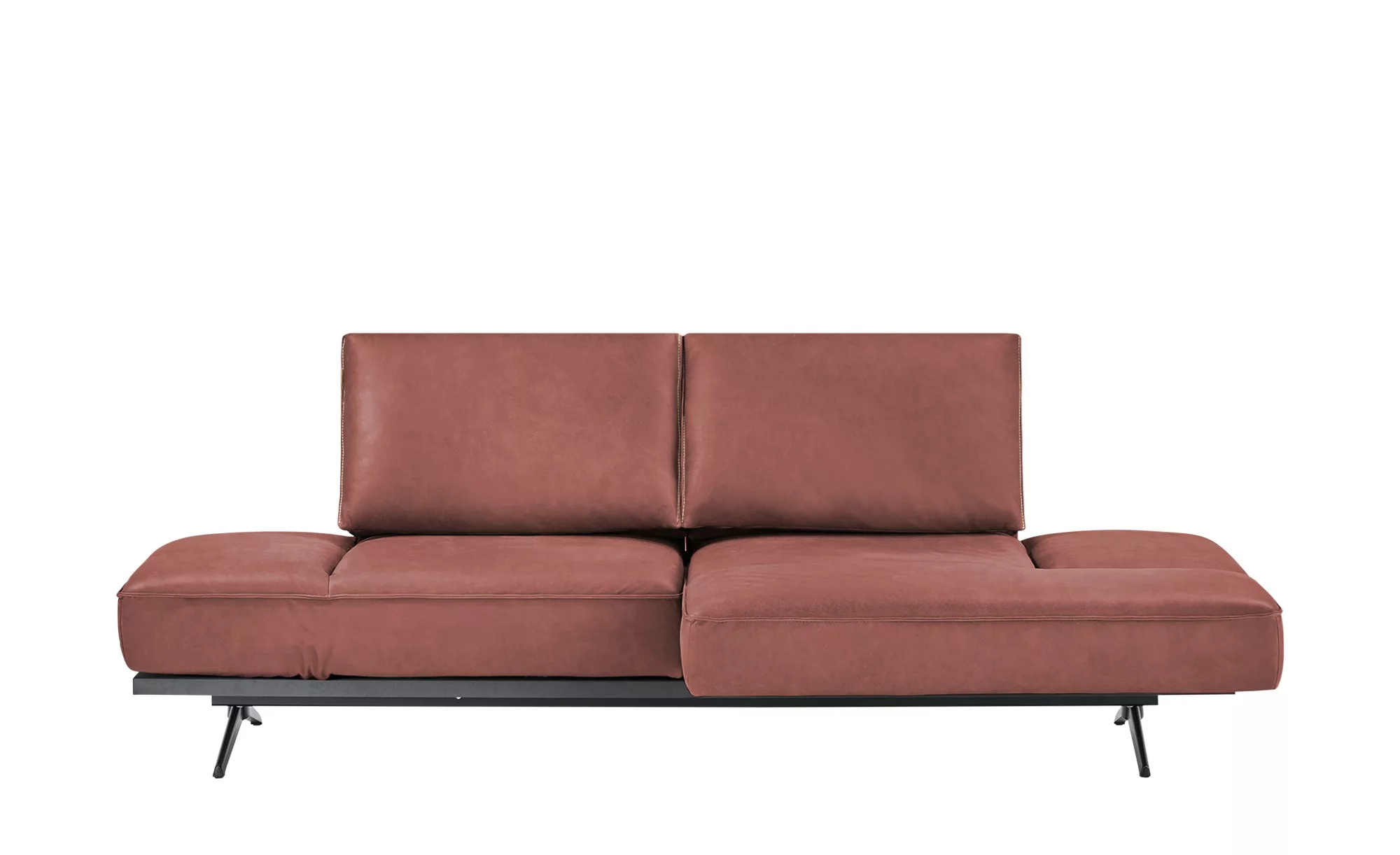 KOINOR Liegensofa  Phoenix - rot - 240 cm - 87 cm - 132 cm - Polstermöbel > günstig online kaufen