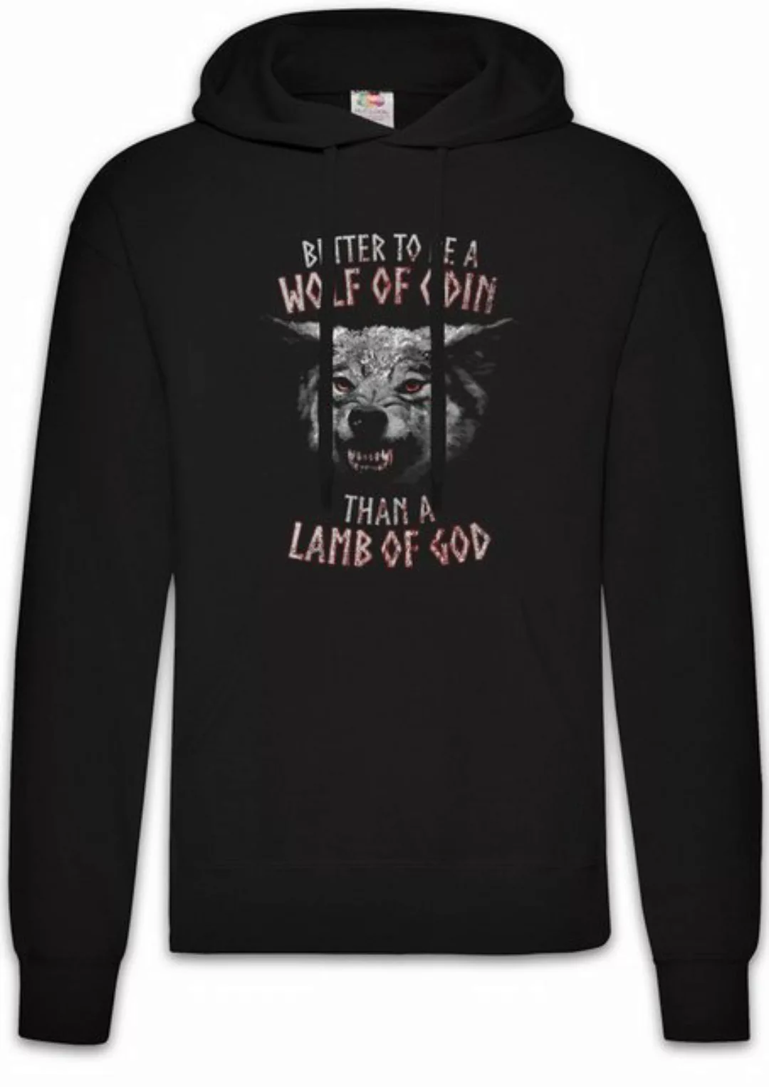 Urban Backwoods Hoodie Wolf Of Odhin Herren Hoodie Odin Wölfe Geri Freki Th günstig online kaufen