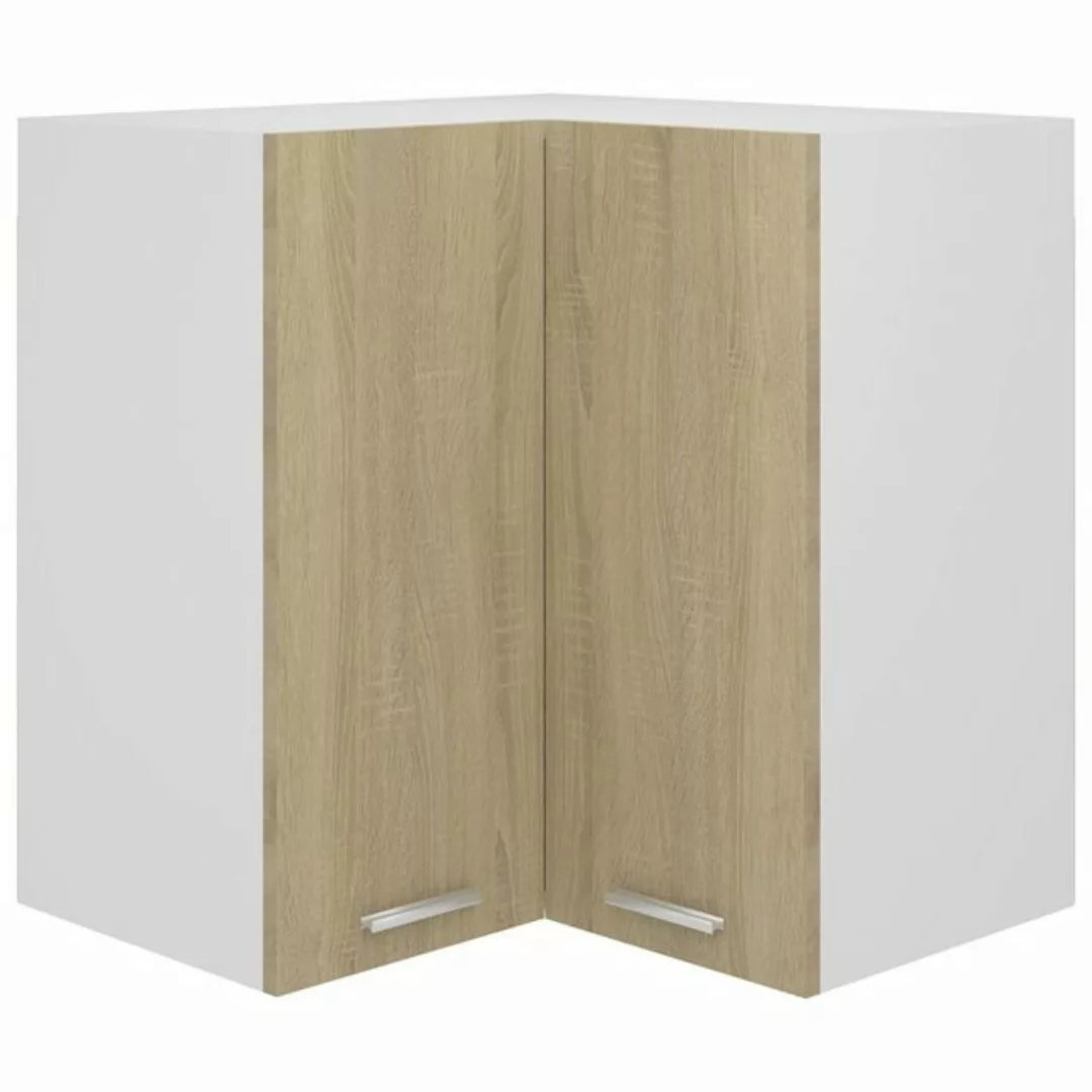 vidaXL Hängeschrank Eckhängeschrank Sonoma Eiche 57x57x60 cm Spanplatte günstig online kaufen