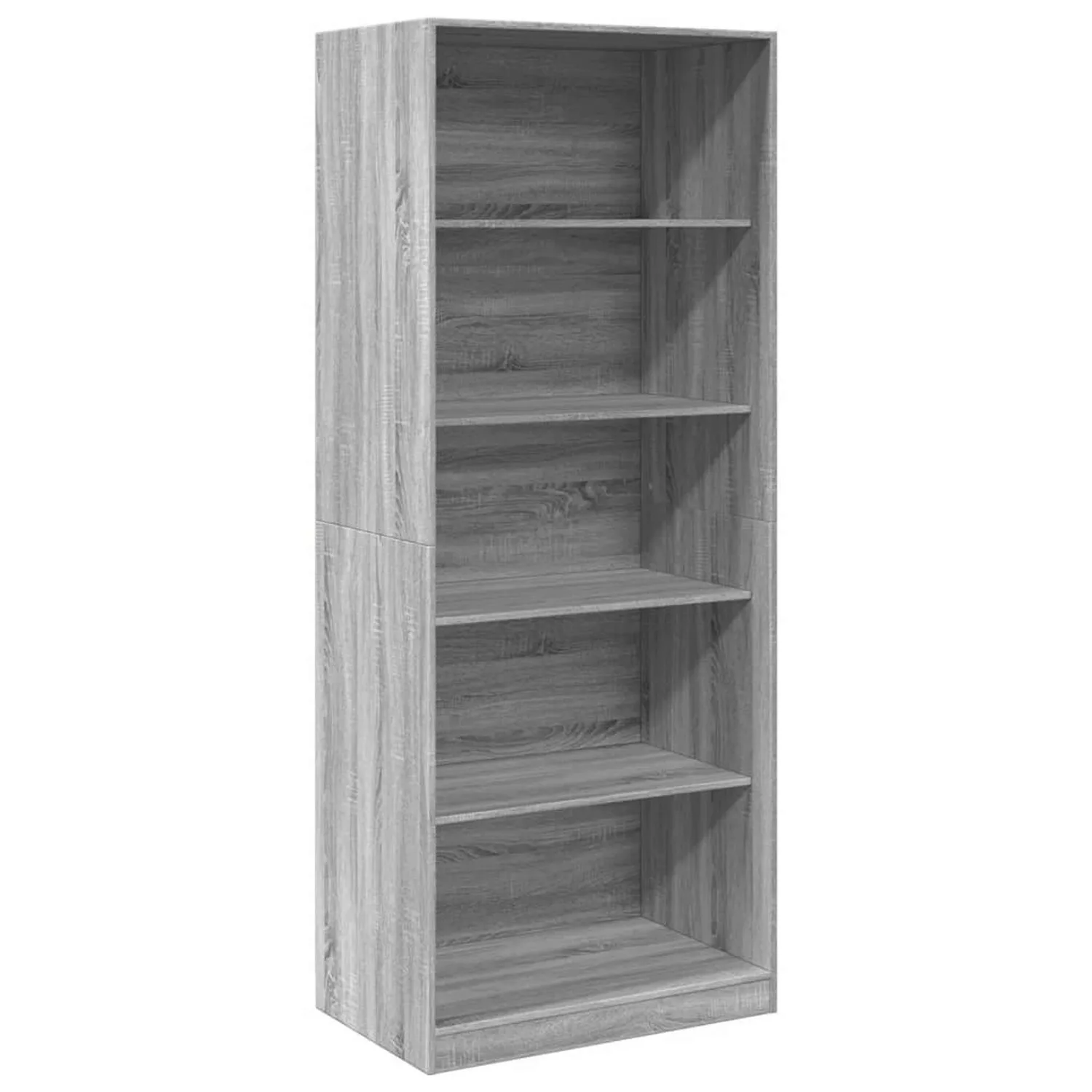 vidaXL Schrankmodule Kleiderschrank Grau Sonoma 80x50x200 cm Holzwerkstoff günstig online kaufen