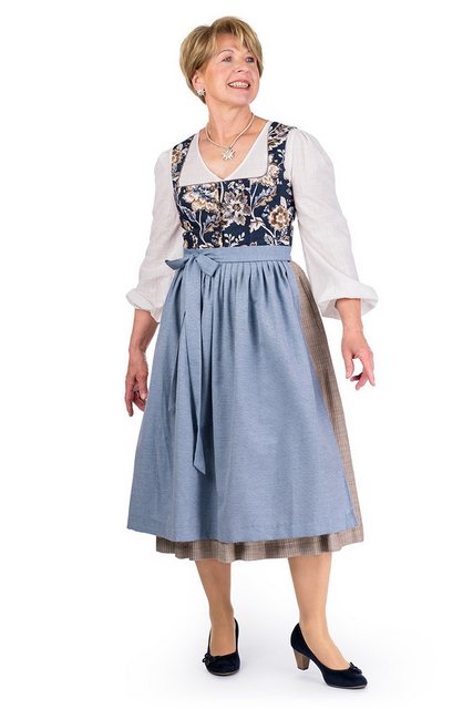 Berwin & Wolff Dirndl Midi Dirndl 2tlg. - ODILIA - marine günstig online kaufen