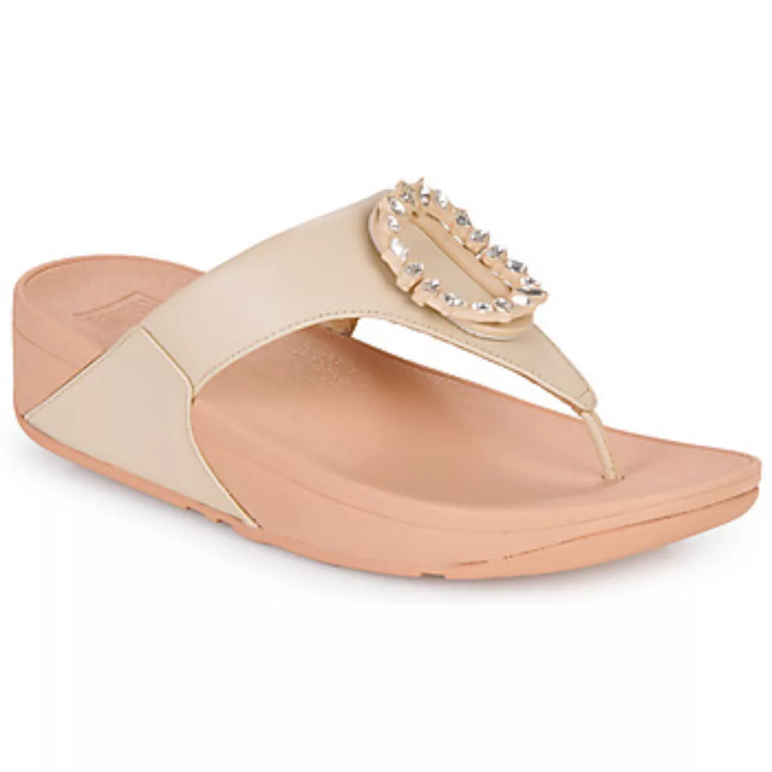 FitFlop  Sandalen LULU CRYSTAL-CIRCLET LEATHER TOE-POST SANDALS günstig online kaufen