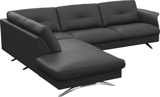 FLEXLUX Ecksofa »Glow bequem und komfortabel durch hochwertigen Sitzaufbau, günstig online kaufen